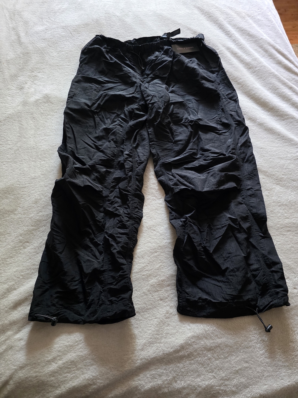 Savage X Fenty Black Track Jogger Pants